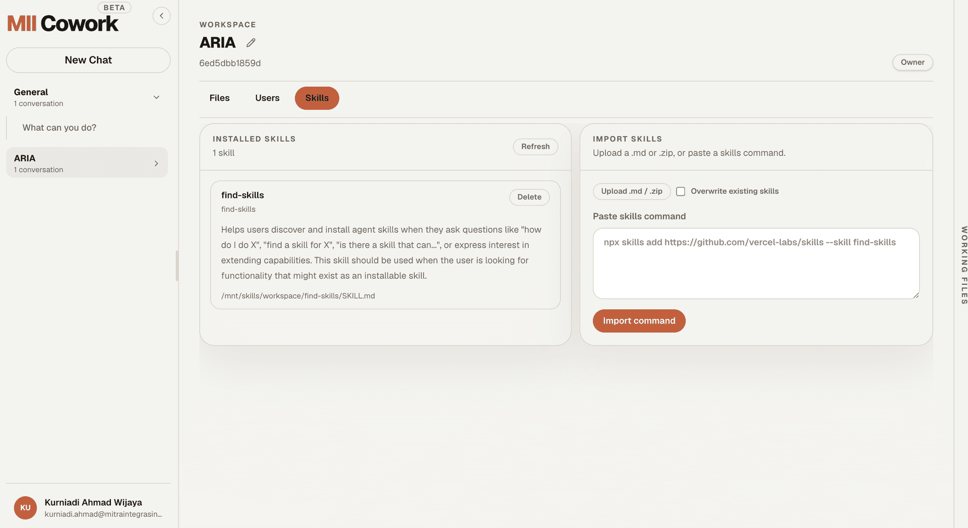 Skills Page